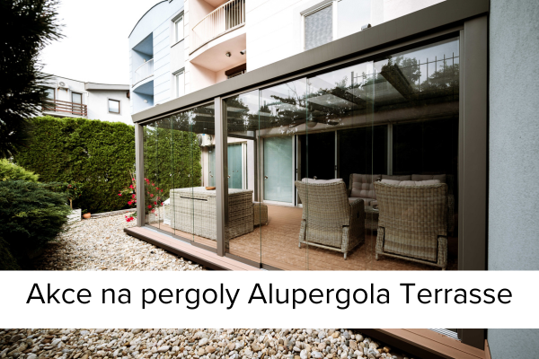 Exkluzívne ceny na hliníkové pergoly Alupergola Terrasse